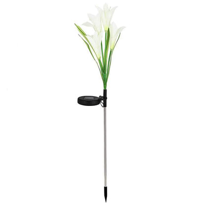 Lily Flower Multi-Color Changing LED Solar Powered Lights