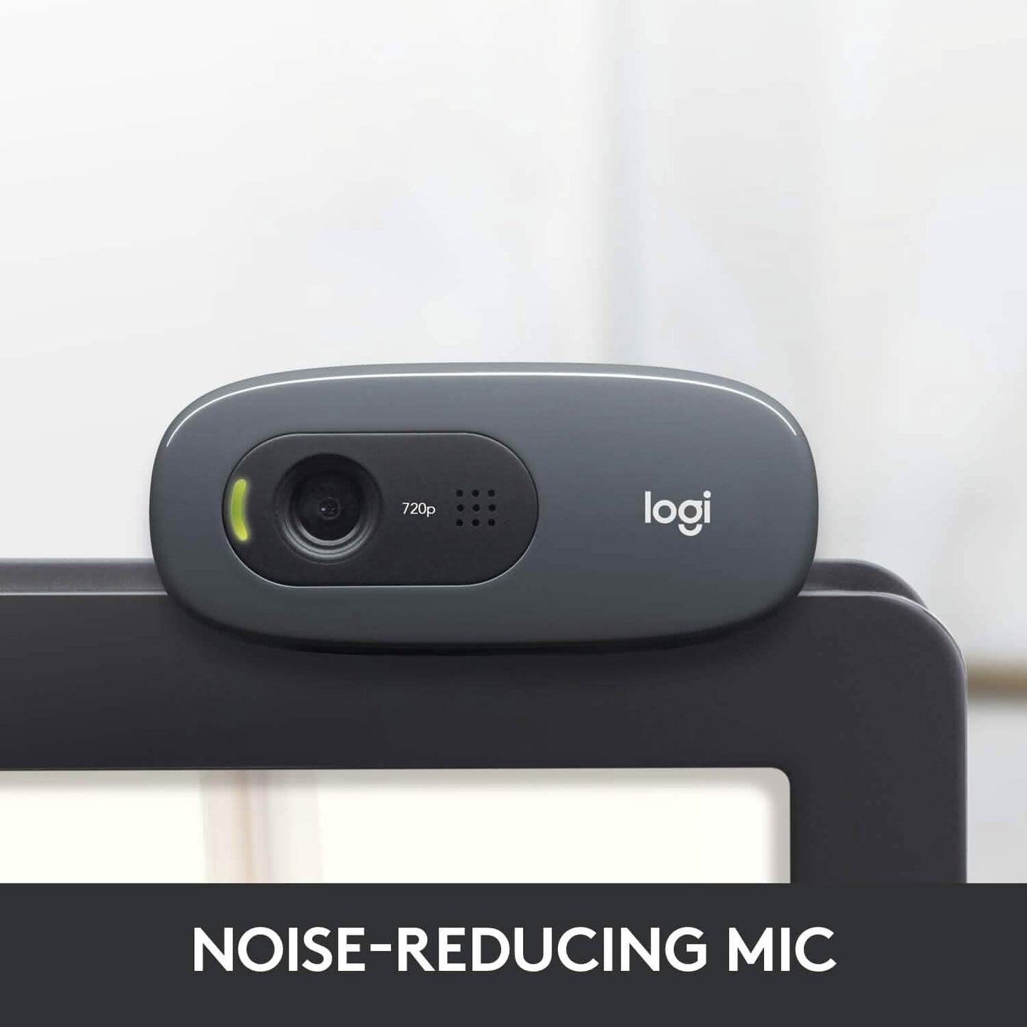 Logitech C270 Webcam with Microphone  (Refurbished)