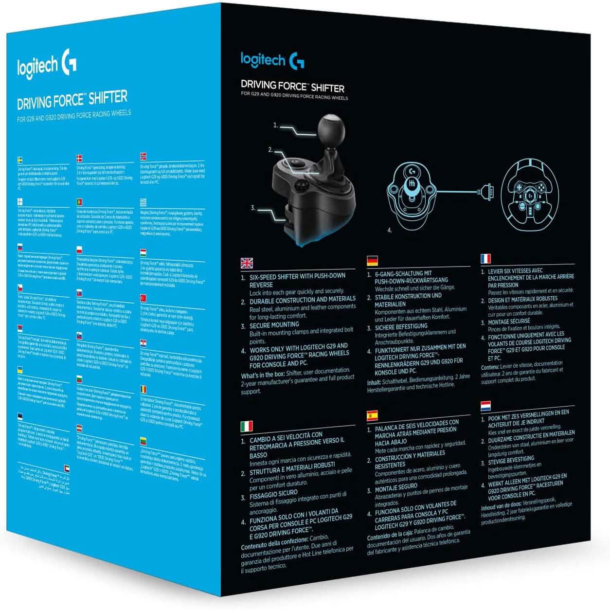 Logitech Driving Force Shifter - USB for PS4 and Xbox One  (Refurbished)