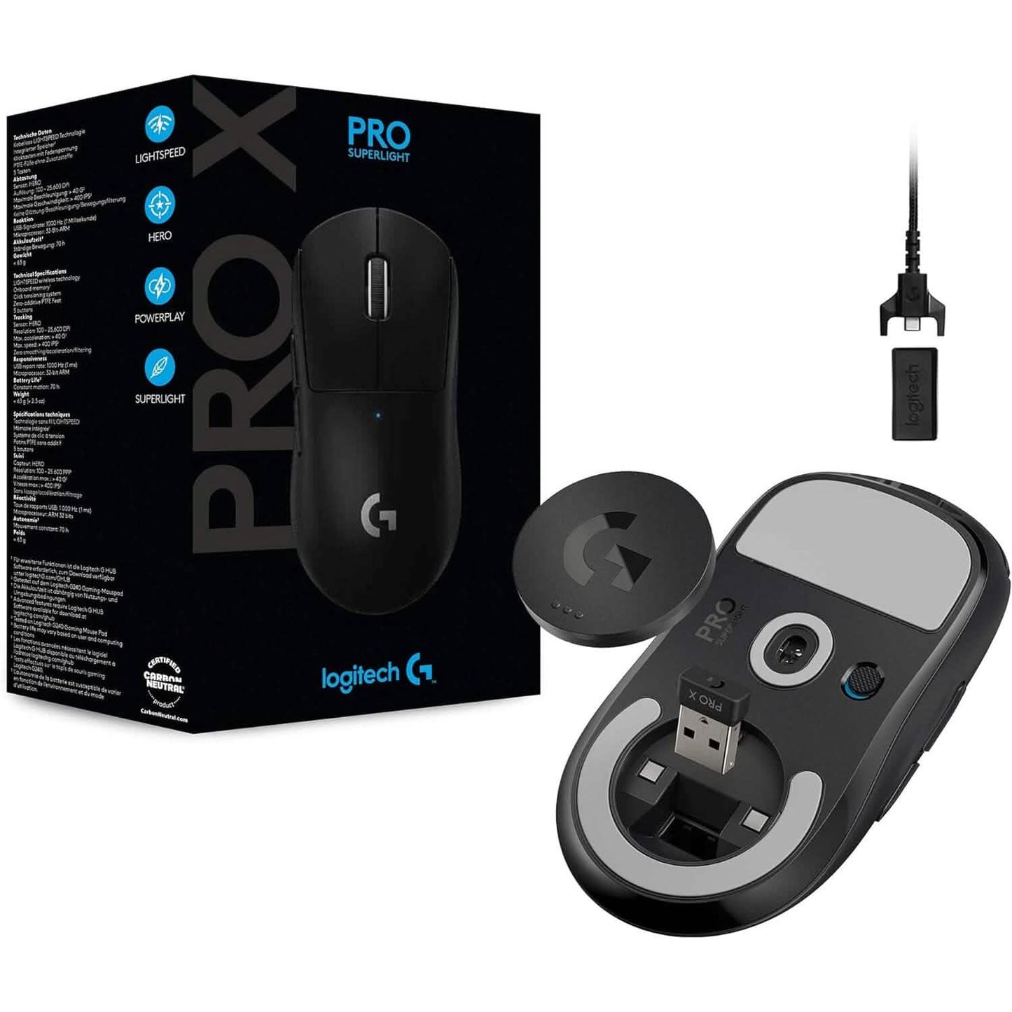 Logitech G PRO X Superlight Wireless Gaming Mouse  (Refurbished)