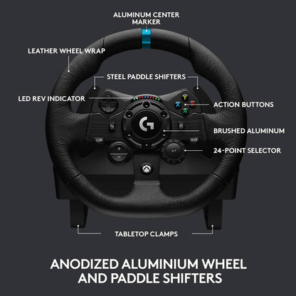 Logitech G923 Racing Wheel and Pedals (Refurbished)