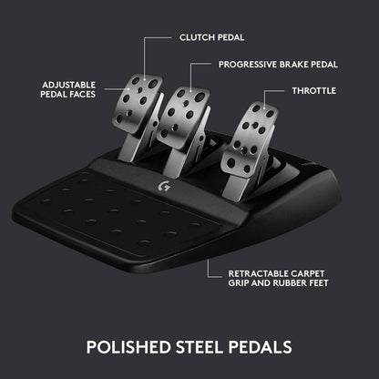 Logitech G923 Racing Wheel and Pedals (Refurbished)