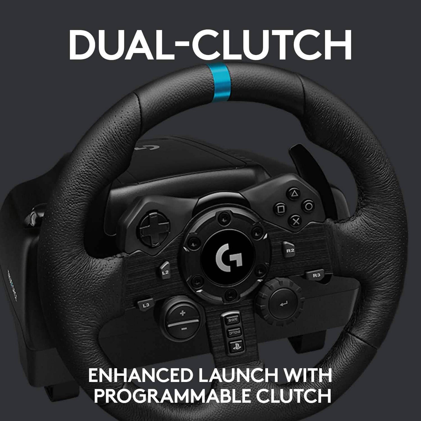 Logitech G923 Racing Wheel and Pedals (Refurbished)