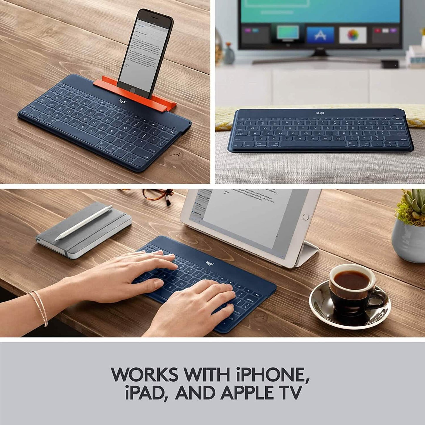 Logitech Keys-to-Go Super-Slim and Super-Light Bluetooth Keyboard