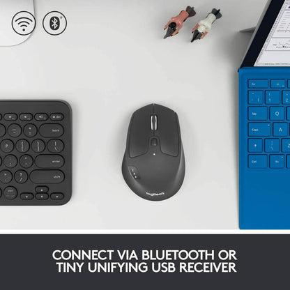 Logitech M720 Wireless Triathlon Mouse with USB Unifying Receiver (Refurbished)