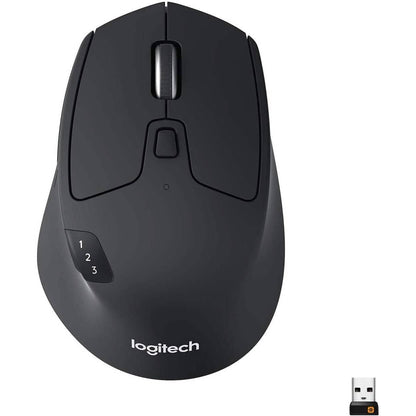 Logitech M720 Wireless Triathlon Mouse with USB Unifying Receiver (Refurbished)