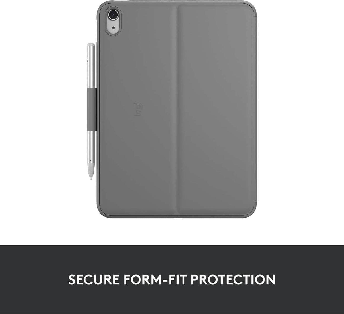 Logitech Slim Folio Bluetooth Keyboard Case for iPad (10th Generation) with Integrated Wireless Keyboard (Refurbished)