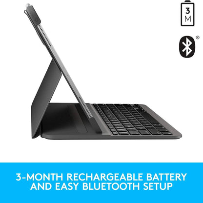 Logitech SLIM FOLIO PRO Backlit Bluetooth Keyboard Case for iPad Pro 12.9-inch (3rd and 4th Gen) (Refurbished)