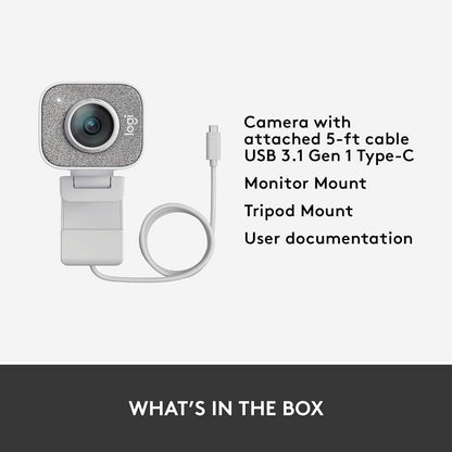 Logitech StreamCam, Live Streaming Webcam  (Refurbished)