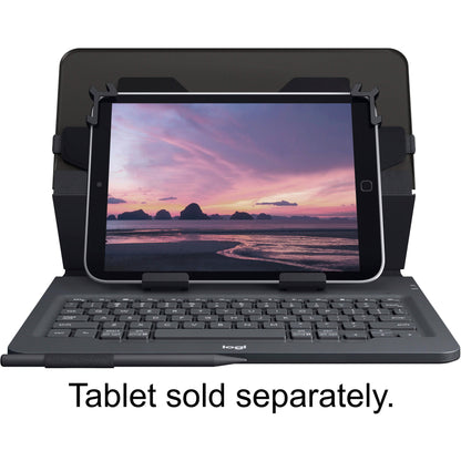 Logitech - Universal Keyboard Folio Case for Most 9-10" Tablets (Refurbished)