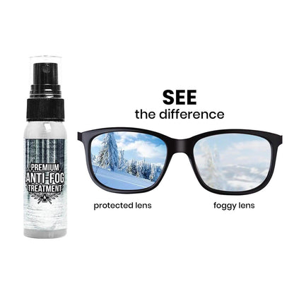 Long-Lasting Anti-Fog Spray For Glasses, Goggles, Lens, Binoculars, PPE, Mirrors