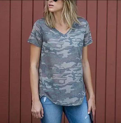 Loose Cut Casual Short Sleeve Top - Assorted Sizes