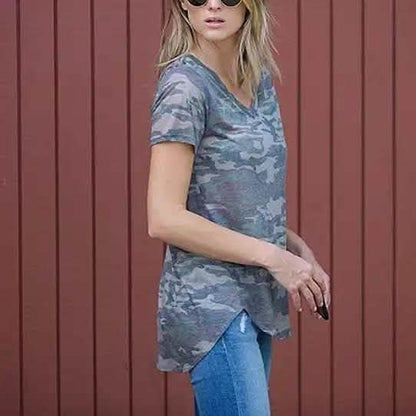Loose Cut Casual Short Sleeve Top - Assorted Sizes