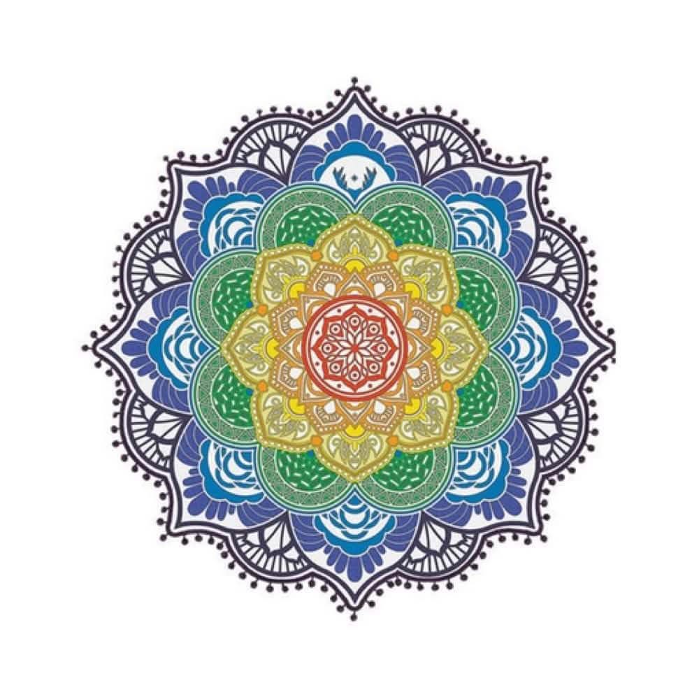 Lotus Flower Beach Throw