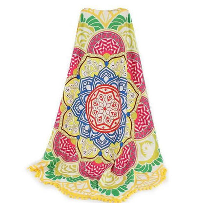 Lotus Flower Beach Throw