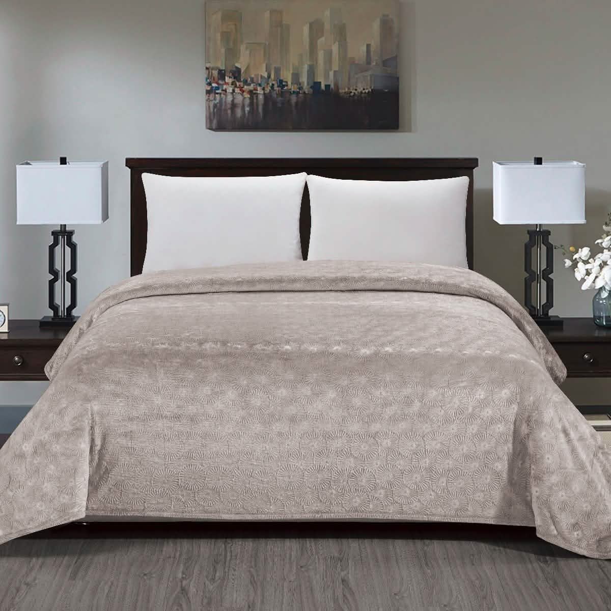 Louvre Blanket-Beige-King