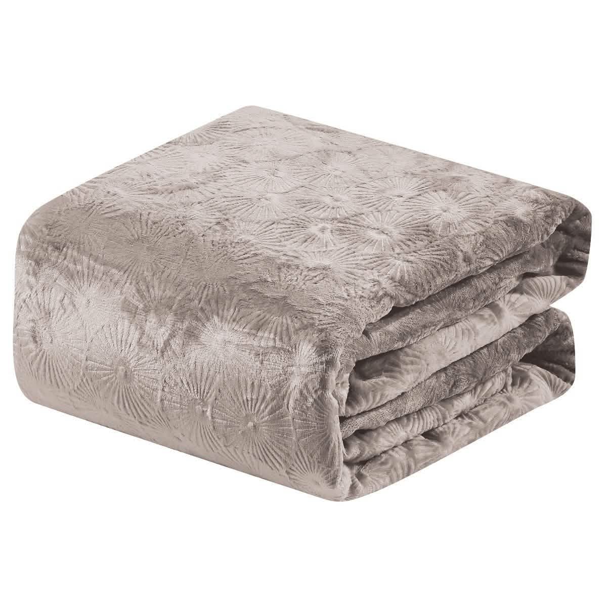 Louvre Blanket-Beige-Queen