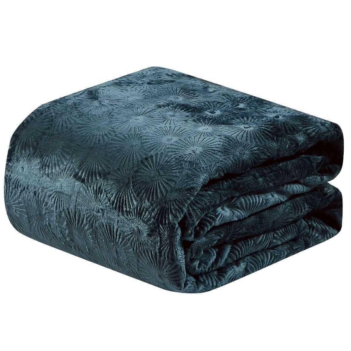 Louvre Embossed Microplush Blanket - Assorted Colors