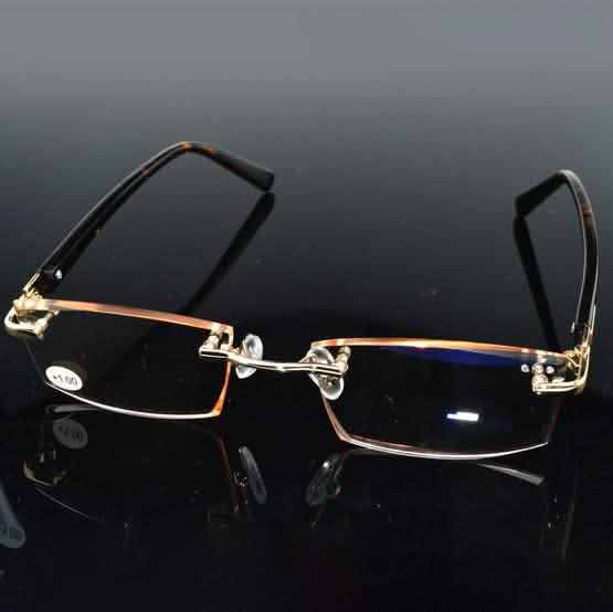 Luxury Men Diamond Glasses