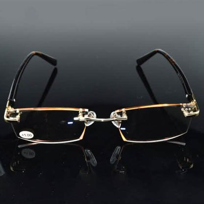 Luxury Men Diamond Glasses