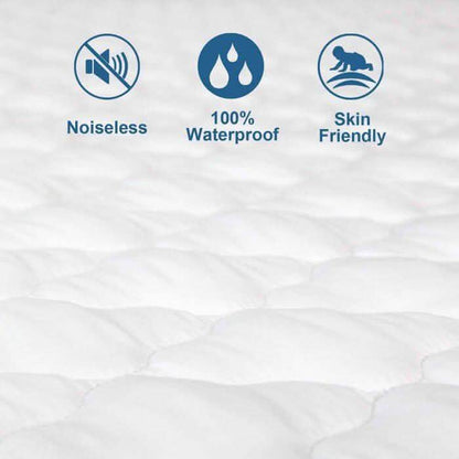 Luxury Ultra-Soft Hypoallergenic Waterproof Mattress Pad