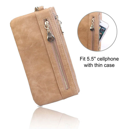 Luxury Women's Leather Clutch Wallet
