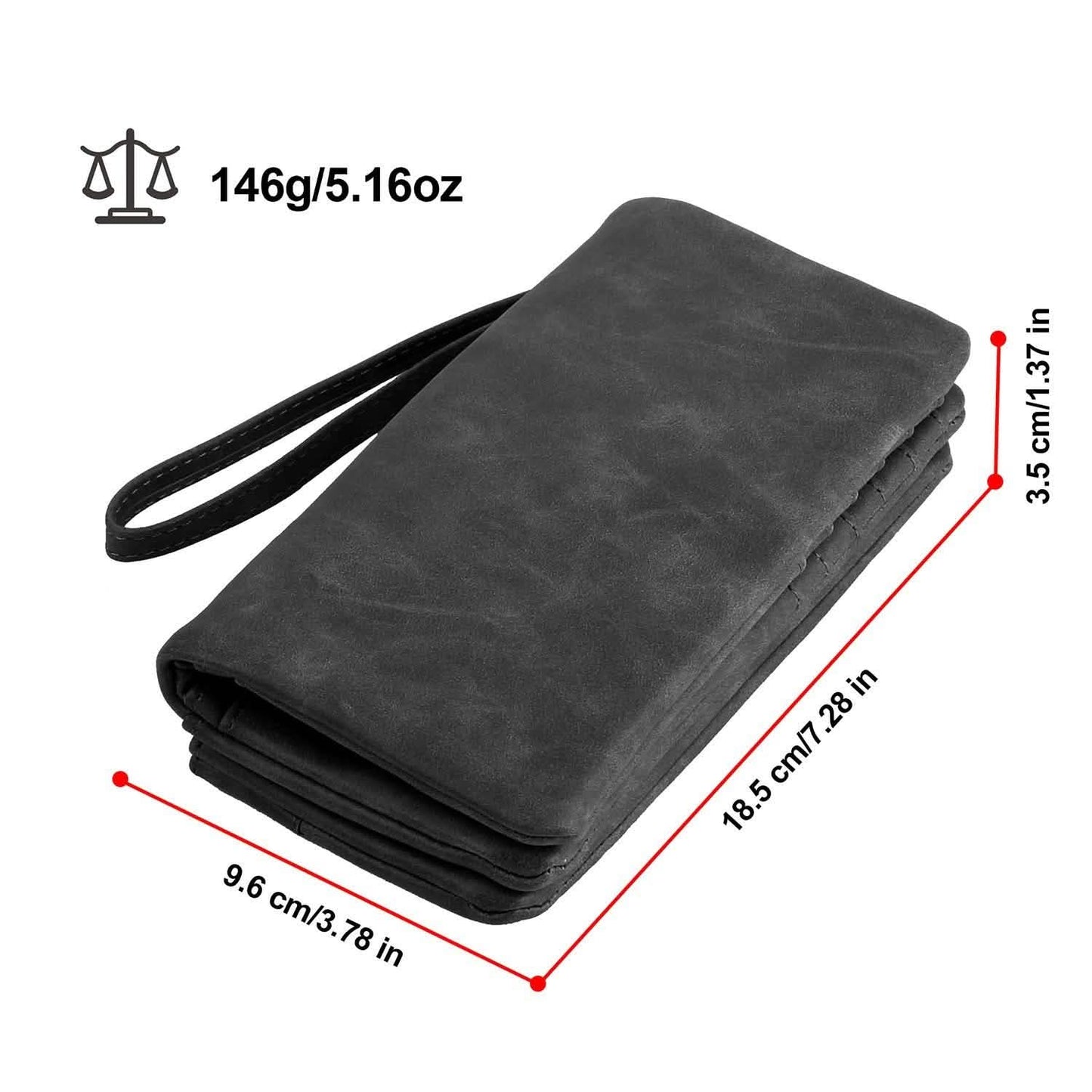Luxury Women's Leather Clutch Wallet