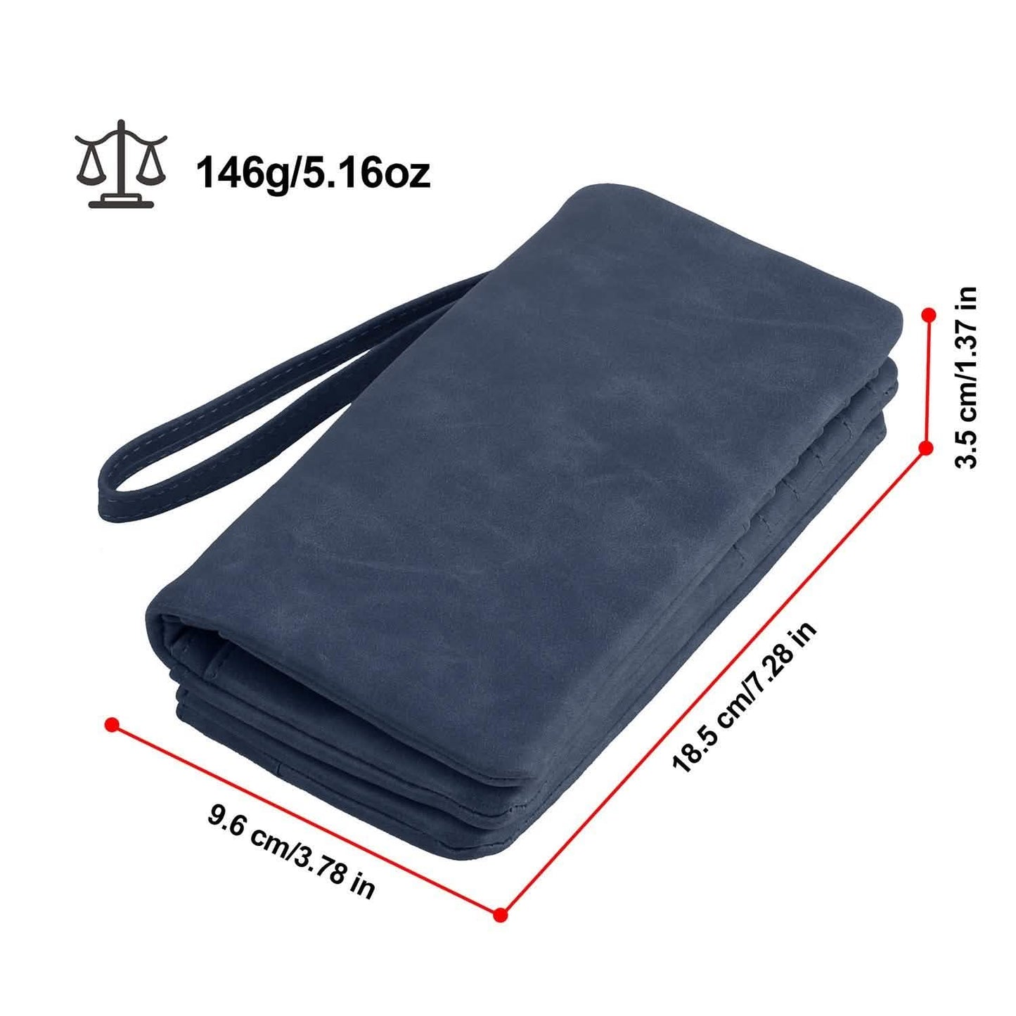 Luxury Women's Leather Clutch Wallet