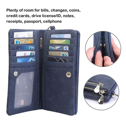 Luxury Women's Leather Clutch Wallet