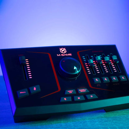 M-Game Solo USB Audio Interface Mixer for Streaming and Gaming  (Refurbished)