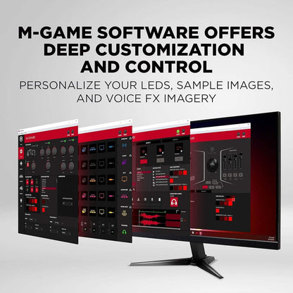 M-Game Solo USB Audio Interface Mixer for Streaming and Gaming  (Refurbished)