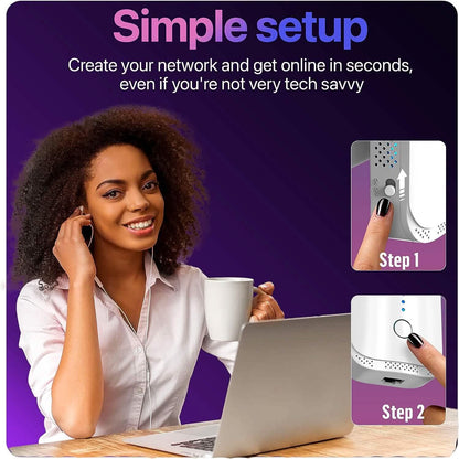 Macard WiFi Extender Booster - 2023 Release Up to 74% Faster  (Refurbished)