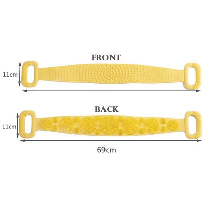 Magic Silicone Brush with Self-Adhesive Hook Bath Towel