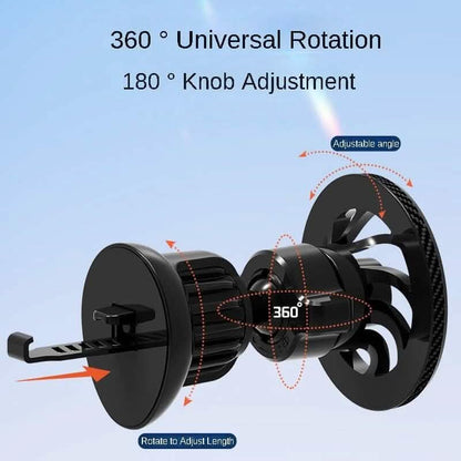 Magnetic Car Phone Holder Car Dashboard Air Vent Strong Magnetic Navigation Fixed Bracket