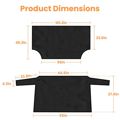 Magnetic Car Windshield Cover Front Rear Protector Fit for All Cars