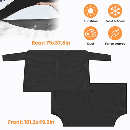 Magnetic Car Windshield Cover Front Rear Protector Fit for All Cars