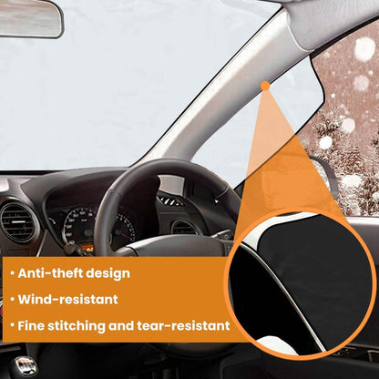 Magnetic Car Windshield Cover Front Rear Protector Fit for All Cars