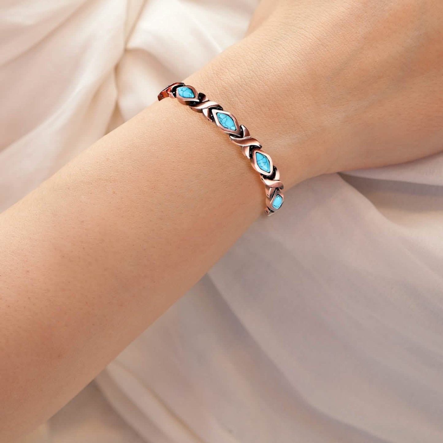 Magnetic Energy Therapy Pain Relief Copper Bracelet Unisex