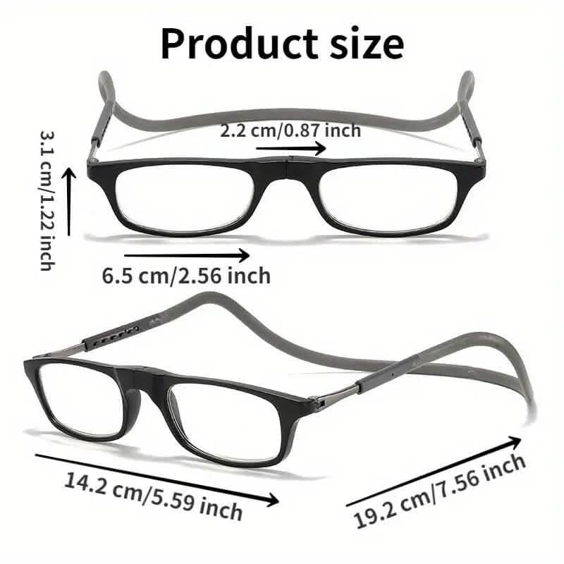 Magnetic Rectangular Reading Glasses