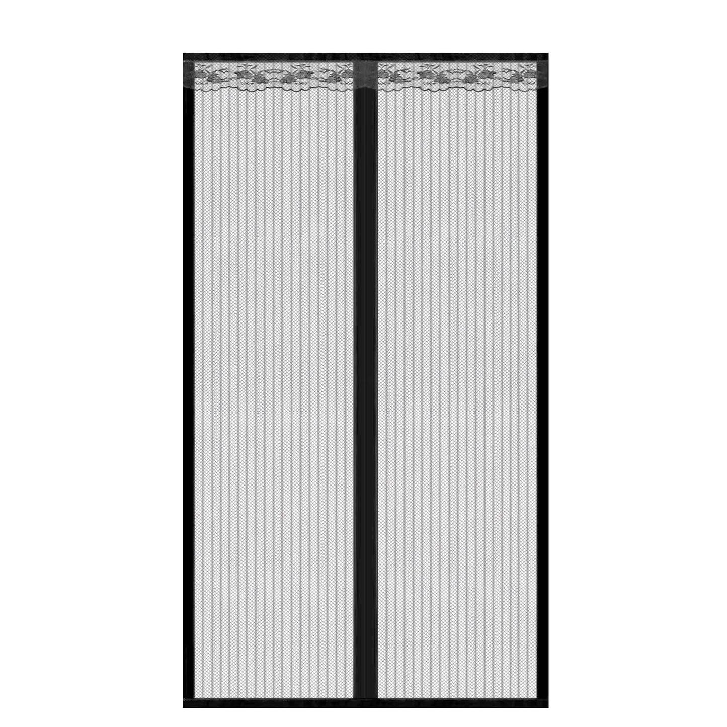 Magnetic Screen Door Hands-free Fly Mesh Door Curtain