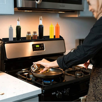 Magnetic Stove Top Shelf Silicone Non-Slip Organizer