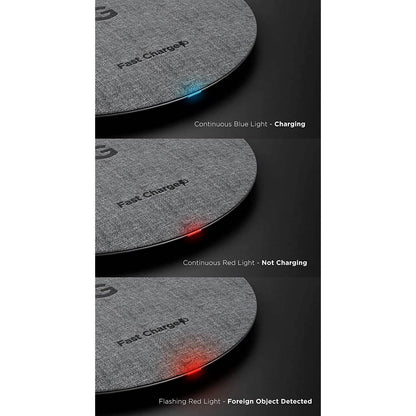 Magnetic Wireless Charger MagSafe-Compatible Desktop Pad with 15W Fast Charging