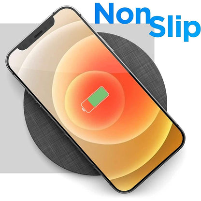 Magnetic Wireless Charger MagSafe-Compatible Desktop Pad with 15W Fast Charging