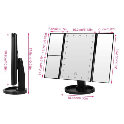Make Up Mirror with 22 LED Lights