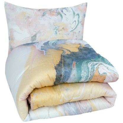 Marble Reversible Comforter Set