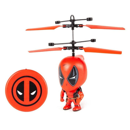 Marvel Licensed 3.5 Inch Flying Figure IR UFO Big Head Helicopter