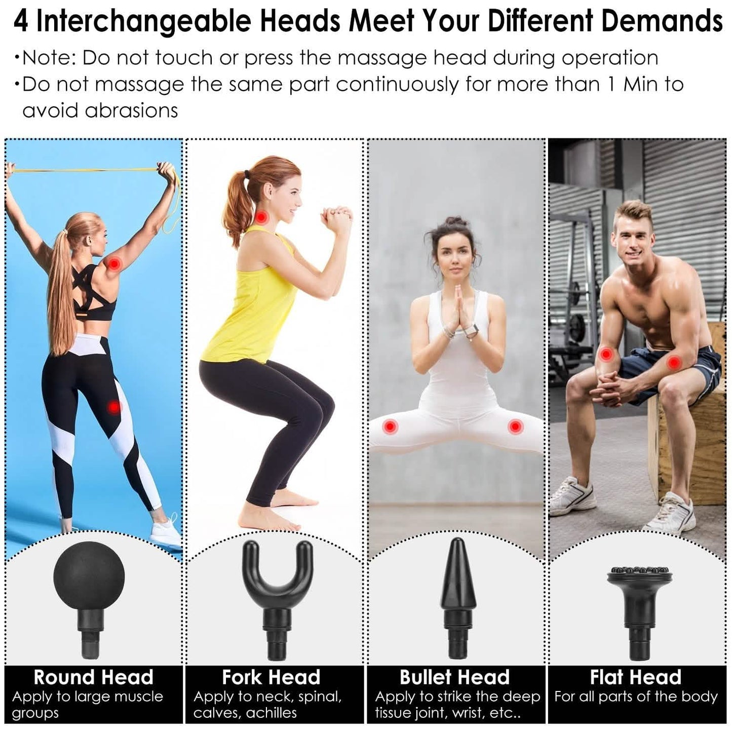 Massage Gun Deep Tissue Fascia Massager
