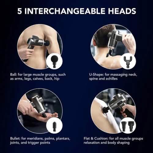 Massage Gun Deep Tissue Percussion Muscle Massager for Pain Relief
