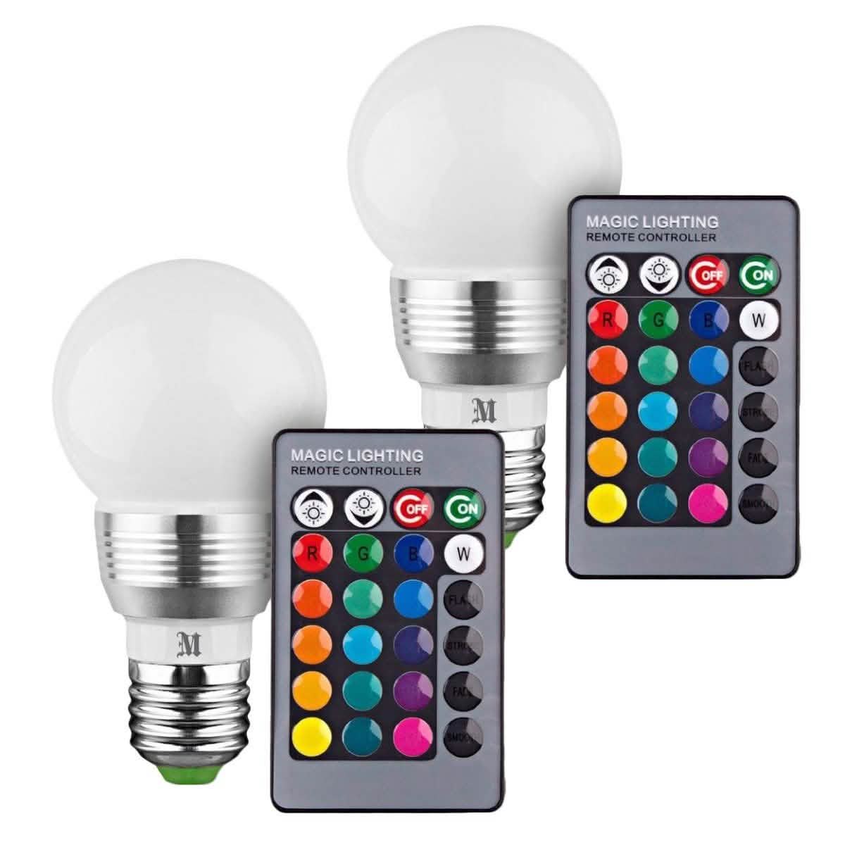 Massimo Retro LED Color Changing Light Bulbs