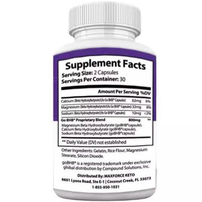 Max Force Keto 60 Count